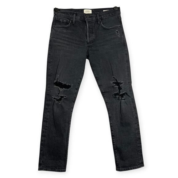 Citizens of Humanity Emerson Slim Boyfriend Jeans WOMENS 24 WAIST 28 x 27 Black - Picture 1 of 11